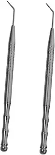 [LIFKOME] 2pcs Eyebrow Curling Tools Steel Lash Separator Lash Lifting Metal Eyelash Curler Eyelash Extension Tool Eye Lash Lift Kit Eyelash Grafting Rod Perm Tool Stainless Steel