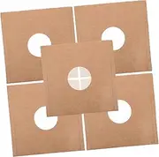 COMNESTBI 5Pcs Paper Vinyl Record Storage Sleeves with Center Film Protective Jackets for Enhanced Protection From Scratches Compatibility