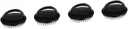 HIAKDOFT 4Pcs Scalp Care Brush Shampoo Hair Scalp Massager for All Hair Comfortable Bathing Experience Use Odorless and