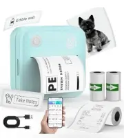 Label Maker - Portable Thermal Label Printer, Bluetooth Label Maker