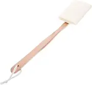 Exfoliating Brush Body Bath Brush Shower Back Scrubber Hanging Rope for Easy Storage Dry Brushing Body Brush