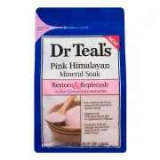 Dr Teal's Pure Epsom Salt Restore & Replenish - Pink Himalayan 1.36kg