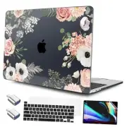 Compatible with MacBook Pro 13 inch Case 2023-2016 A2338 M2/M1 Rose Flower
