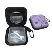Retainer Case Travel Aligner Case Mouth Guard Box with Clip, Organizer Bag, M...