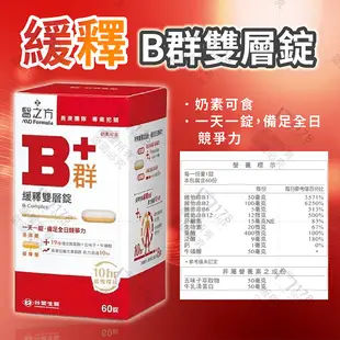 台塑生醫 醫之方 緩釋B群 60錠【178小舖】台塑醫之方 醫之方B群 台塑B群 緩釋B群 長釋B群 (3折)