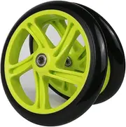 Z-FIRST 2PCS 200mm Adult Scooter Wheels with ABEC 9 Bearings for Razor and Adult Kick Scooters (Green)