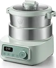 YUNYHAO Home Kneader Small Automatic Kneader, Electric Dough Mixer, Kneader, 15 Minutes Fast Kneading for Home Chef (Color : Green)
