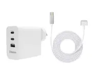 iQuick 65W Dual Fast Charger + Magsafe 2 Cable Laptop Charger