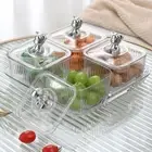 Plastic Dried Fruits Storage Box With Lid Serving Tray Party