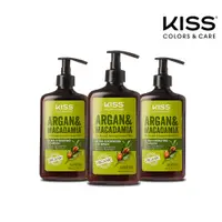 在飛比找PChome24h購物優惠-【KISS】摩洛哥油堅果洗護合一洗髮精400ml*3入組