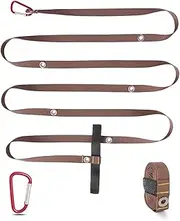 Camping Tent Wind Rope Durable Nylon Wind Rope Multifunctional Tent Rope Buckle Adjustable Laundry Hanging Rope Brown