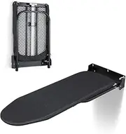 Duwee Wall-Mounted Foldable Ironing Board, Retractable Ironing Boards with Heat Resistant Cover, Space-Saving Iron Table, Easy to Install, Hardware Included