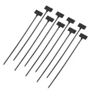 250pcs Marker Cable Zip Ties, 8 Inch Self-Locking Labels Zip Tie Wraps,Black