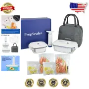 Effortless Food Preservation - 8PC Borosilicate Glass Vacuum Set with Pump