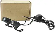 1 Set Motorcycle LED Projection Turn Signal Light Universal High Brightness Ground Atmosphere Light Warning