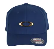 OAKLEY Tin Can Precious Metals Flex Fit Cap sz L/XL Large / X-Large Blue Gold