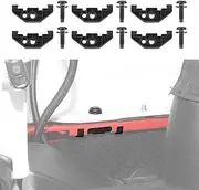 Jimen for JK Hard Top Screws, 12PCS Roof Bolts Hardtop Nut Clips Retainer Compatible with Jeep Wrangler JK & Unlimited 2007-2018