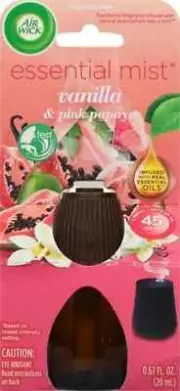 Essential Mist Refill Vanilla and Pink Papaya Essential Oils Diffuser 3 pack!!!