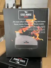 grill cover steel horse brand fits most offset smokers and grills pecos brazos
