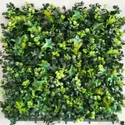 Office Reception Wall Garden Artificial Plants Interlocking per Tile 50cm x50cm