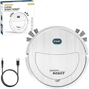 Robot Vacuum Cleaner | Robot Sweeping Household Intelligent Vacuum Cleaner | Brushless Design Dust Collector for Mopping, Vacuuming, Sweeping