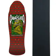 Powell Peralta Skateboard Deck Caballero Street Red/Brown Old School + grip