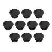 10pcs Bike Handlebar Caps End Plugs for Bike (Black)