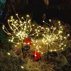 2pcs Solar Garden Lamps 150 LED Solar Firework Lights Lamp Outdoor Garden QAshU