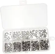 ERINGOGO Stainless Steel Bolts Nuts Kit 320pcs Assortment for Home Industrial Use