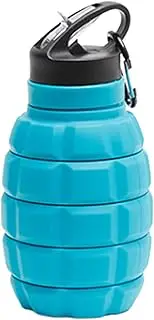 Compact Water Bottle | 580ml Folding Coffee Cup with Lid | Mine Shape Water Bottle Foldable Kettle for Sports Hiking Camping Running Cycling Basketball Mountaineering Picnic Fitness