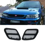 Front Hood Bonnet Side Vent Intake 2PCS For Subaru Impreza WRX STi GC8 1998-2000 (for: Subaru)