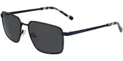Zeiss Men's Matte Black Angled Square Sunglasses - ZS23124S-002