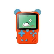 I50 999 In 1 Children Cat Ears Handheld Game Console - Singles Orange