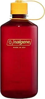 Nalgene Water Bottle - Lightweight Sustain Tritan BPA-Free Shatterproof Bottle for Backpacking, Hiking, Gym, 32 OZ, Narrow Mouth, Laker
