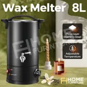 DIY Candle Making Wax Melter Soy Bees Soap Candle Maker Melting Pot Furnace 8L