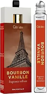[Gya Labs] Bourbon Vanilla Fragrance Roll On - Vanilla Bourbon Perfume Oil Roll On for Men & Women - Bourbon Vanilla Perfume Oil for Skin (10ml)