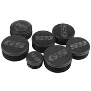 9pcs Frame Hole Caps Cover Plug Set for BMW R1200GS R1200 GS Adventure 2017-2019 black