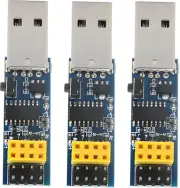 3Pcs CH340C USB to ESP8266 ESP-01 Prog Wifi Downloader, CH340C Breakout Prog Pro