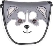 Puppy Husky Shaped Golf Club Driver/Fairway Wood/Hybrid/Blade Putter/Mallet Putter Head Covers