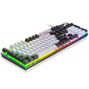 YINDIAO K500 104 Keys Wired Gaming Keyboard Mechanical-Feel Keycaps RGB Backlit USB E-sports Gamer Keyboards for PC Lapt