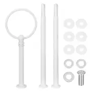 1 Set 3-Tier Cupcake Stand Hardware Fitting for Cake Stand, Ring White