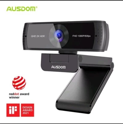 AUSDOM HDR 2K Live Streaming Webcam: Model - AW651 -