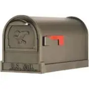 NEW SOLAR GROUP AR15T HEAVY DUTY BRONZE STEEL & ALUMINUM RURAL MAILBOX SALE NEW