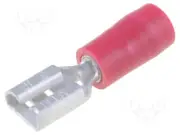 Connector: Flat 0.8mm 0.75÷1.25mm2 Female 4.8mm Insulated TMDV 480809-F Isoli