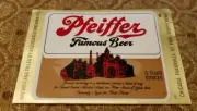 Vintage Pfeiffer Famous Beer Bottle Label Associated Brewing Co. New Old Stock