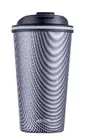 AVANTI GO CUP DOUBLE WALL STAINLESS STEEL INSULATED DRINK MUG CARBON 355 ML