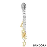 New 100% Genuine Authentic Pandora Shine Gold Loved Script Dangle Charm 767831