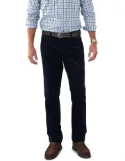 [Gazman] Stretch Cord Pant in Navy