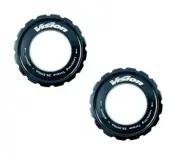 2x VISION Centerlock outer teeth disc brake rotor lock ring 752-0741000010 NEW