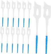 GETAJGHSD Silicone Interdental Brush for Compact Soft Bristles Portable Toothpick Oral Hygiene